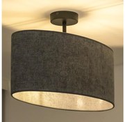 Duolla - Felületre szerelhető csillár OVAL 1xE27/15W/230V szürke