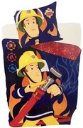 DISNEY FIREMAN SAM II pamut ágynemű Ágynemű mérete: 140x200 cm, A csomag tartalma: Készletcsomagolás