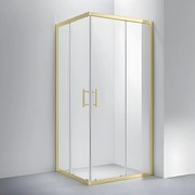 Motril || Gold zuhanykabin 80x80 190cm, 6mm, NANO