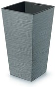 FURU SQUARE virágtartó 29,5 cm, szürke, 29,5 cm