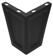 Fekete színű bútorlábak 4 db-os készlete