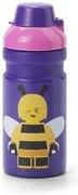 Kulacs, 390 ml, LEGO Bee, lila-rózsaszín-mintás (L40560802)
