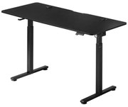 Juskys Irodai asztal 140x60 cm - fekete