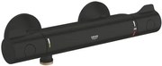 Zuhany csaptelep GROHE Grohtherm 800 zuhanyszett nélkül 150 mm fekete matt 1022022430