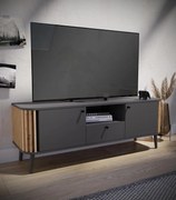 Pure 2 ajtós Tv-szekrény kézműves tölgy/szürke