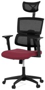 Vörös hálós irodai szék hintamechanikával. KA-B1025 BOR