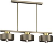 Csillár zsinóron MARTI 3xE27/15W/230V réz/arany