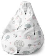 Pear babzsák festett hőlégballonok - gyerek, színes