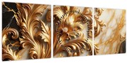 Kép - Márvány arannyal (órával) (90x30 cm)
