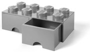 Szürke 2 fiókos tárolódoboz - LEGO®