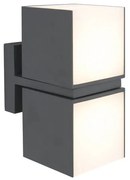 Lutec Cuba kültéri falilámpa, 23W LED, 3000K, 1000 lm, IP54, 5193801118