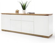 CHIARO Fehér 2 fiókos - 4 ajtós komód