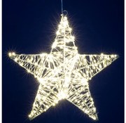 LED karácsonyi dekoráció 320xLED/230V 45 cm csillag meleg fehér