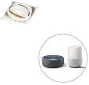 Okos beépített reflektor fehér keret nélküli, Wi-Fi-vel GU10 - Oneon 1