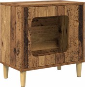 vidaXL Macska Ház Öreg fa 51 x 30 x 52 cm Faanyag