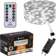 Drót Lámpa 48m Mikro Hideg Fehér Távirányító Mód 480 Led Áramfényfüzér