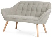 Kétszemélyes Kanapé, Ezüst Szövet. AK-322 SIL2