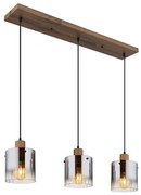 Globo 15915-3H - Kábelre függesztett csillár UNDERWOOD 3xE27/60W/230V