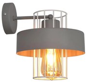 Fali lámpa VOLTA 1xE27/15W/230V szürke