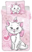 Disney Marie Aristocat gyerek, ovis ágyneműhuzat 100×135 cm, 40×60 cm