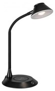 JUST LIGHT. 14414-18-LED Dimmelhető asztali lámpa beépített töltővel PUCKI LED/4,5W/230V fekete