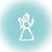 LED-es ablakdísz, angyal, 19cm, 4,5V