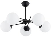 Felületre szerelhető csillár PRIMERY 5xE14/10W/230V fekete