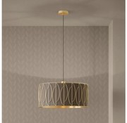 Eglo 390206 - Csillár zsinóron COROJAL 1xE27/40W/230V arany/barna