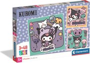 Hello Kitty Kuromi 3x48 db-os puzzle Clementoni