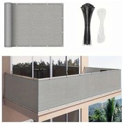 Erkély árnyékoló, belátásgátló 5 m szürke