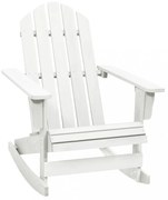 fehér kerti fa hintaszék