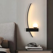 Lampa Ścienna Led 14 W Ciepłe Białe Światło 3000K do Przedpokoju i Sypialni