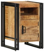 Éjjeli szekrény 40x40x59 cm tömör durva fa mangó