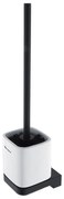 NIMCO MAC 29094KN-90 - Falra szerelhető WC kefe MAYA fehér/matt fekete