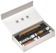 Set Spice Tasters reszelővel - só, bors, chilli ajándékcsomagolásban - rivsalt