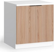 Blumfeldt WoodVista mosogató alatti szekrény, Robusztus, Soft-Close zsanérok, Alumínium fogantyúk