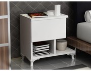 Éjjeli szekrény CAST 46,8x46,8 cm fehér