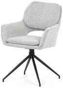 Étkezőszék krém bouclé szövettel. DCH-T1156 CRM2