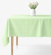Goldea teflonos asztalterítő - zöld kockás 80 x 80 cm