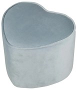 Világoskék bársony gyerek puff Lil Sofa – Roba