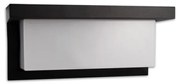 LED Kültéri fali lámpa érzékelővel LED/12W/230V IP54 fekete