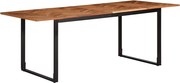 vidaXL tömör akácfa étkezőasztal 200 x 100 x 75 cm