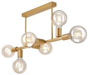 ASTRID mennyezeti lámpa 6xE27/60W/230V arany színben