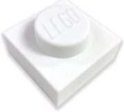 Éjszakai fény, LEGO Iconic 1x1 plate, fehér (LLGLLP50)