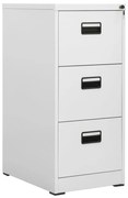 világosszürke acél irattartó szekrény 46 x 62 x 102,5 cm