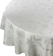 Abrosz Foltálló Fehér Virágok Kör átmérő 120 cm