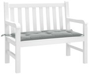 melange világosszürke szövet kerti padpárna 100 x 50 x 7 cm