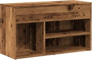 vidaXL antik fa színű szerelt fa cipőtároló pad 80 x 30 x 45 cm