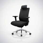 Ergonómikus, forgó irodai szék, fekete: VECTOR