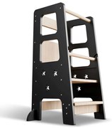 Juskys Henny gyermek tanulótorony - fekete